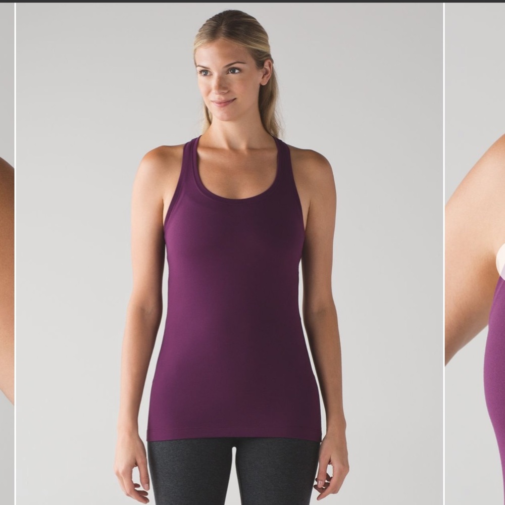Lululemon Cool Racerback II - Plum